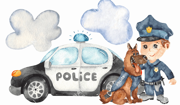 POLICJANCI Z WIZYTĄ W PRZEDSZKOLU POLICJANCI Z WIZYTĄ W PRZEDSZKOLU